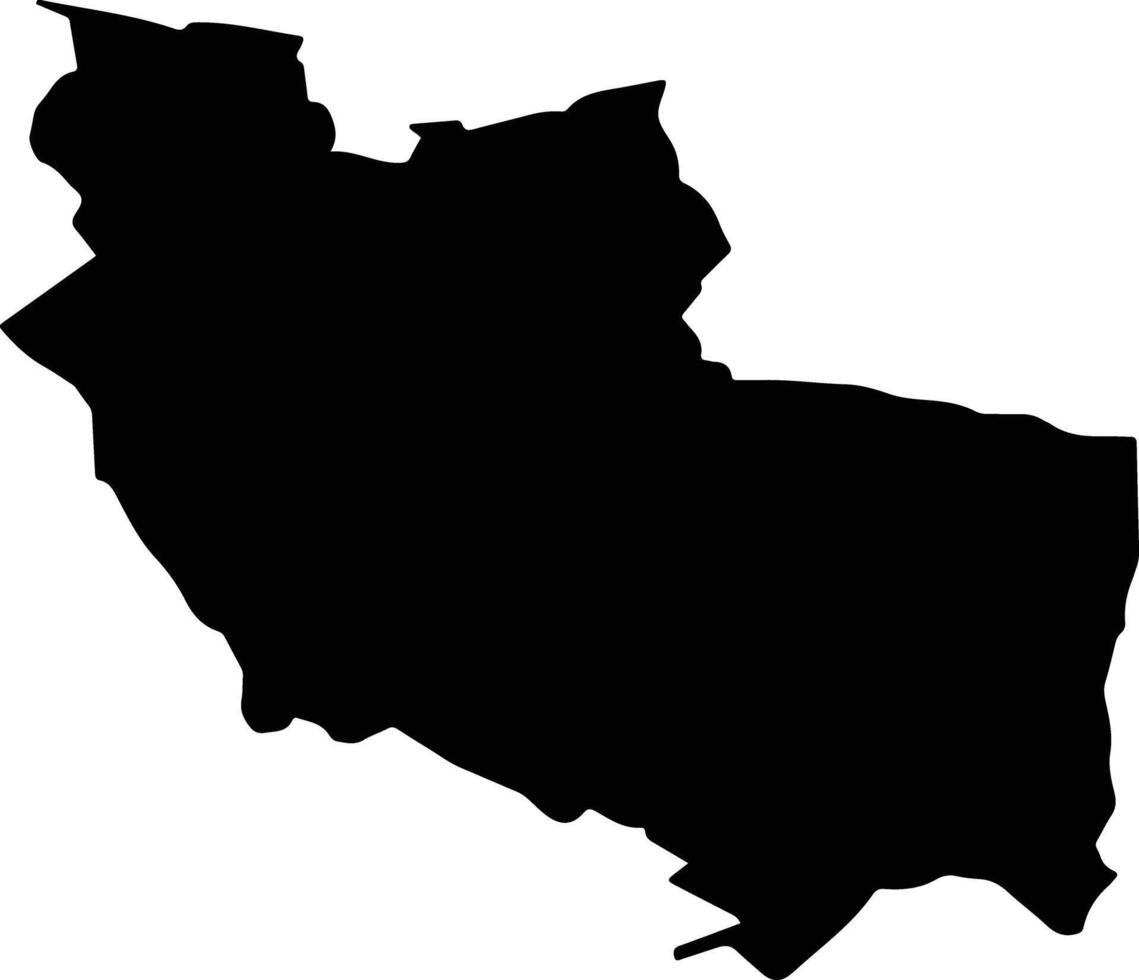 CATUNELE Romania silhouette map vector