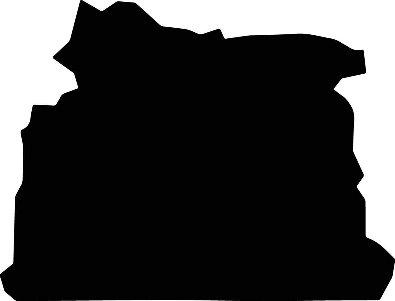 Cavaliers Jamaica silhouette map vector
