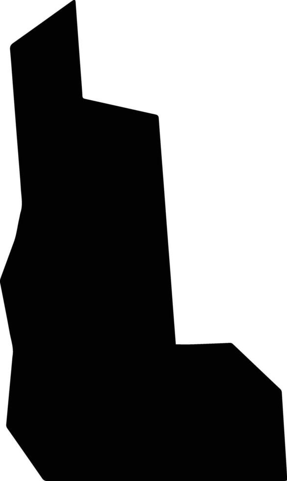 Cayuga United States silhouette map vector