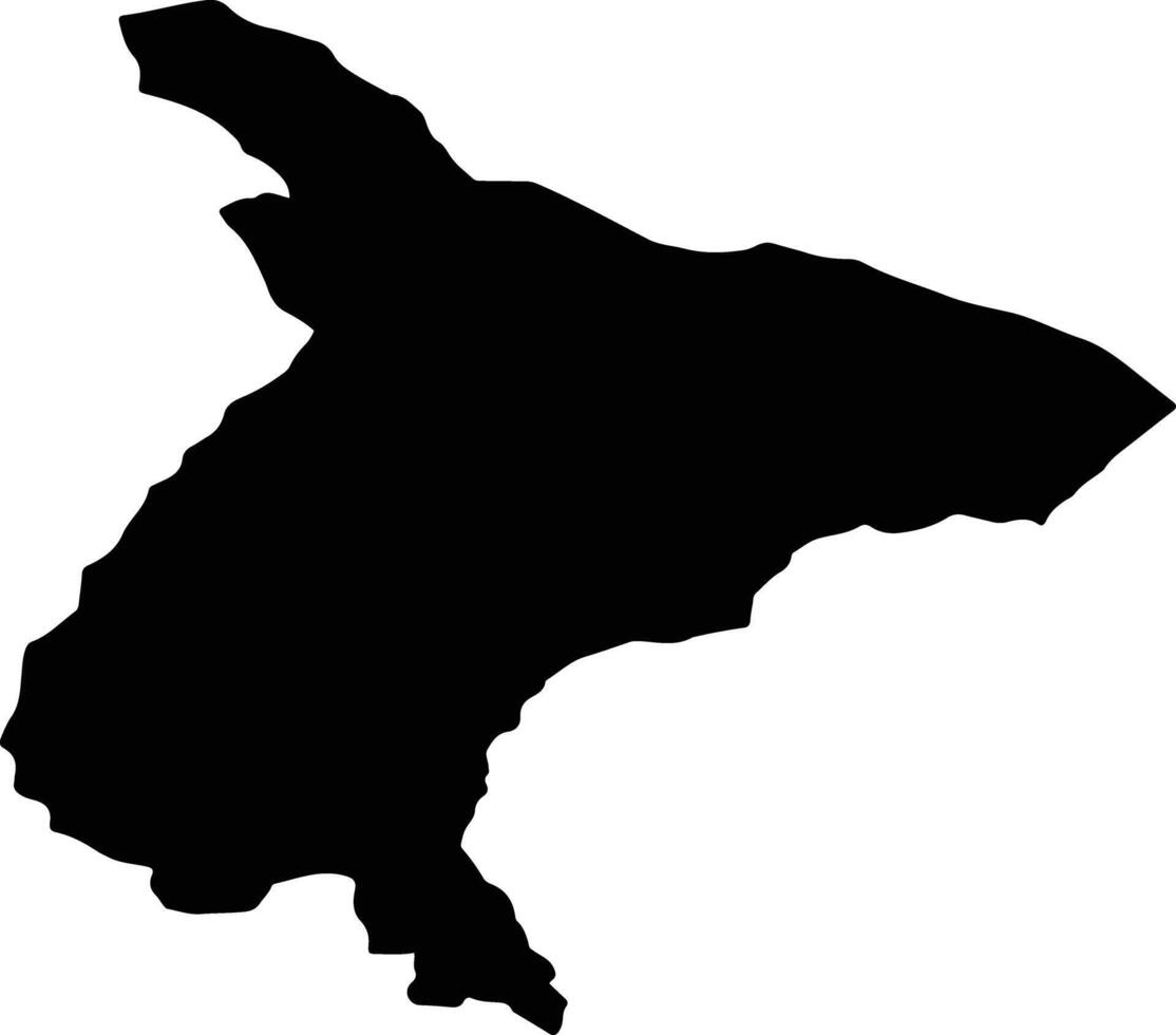 CEAHLAU Romania silhouette map vector