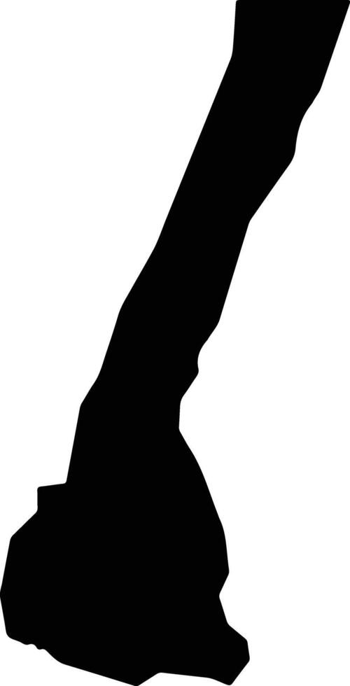 Celexian China silhouette map vector