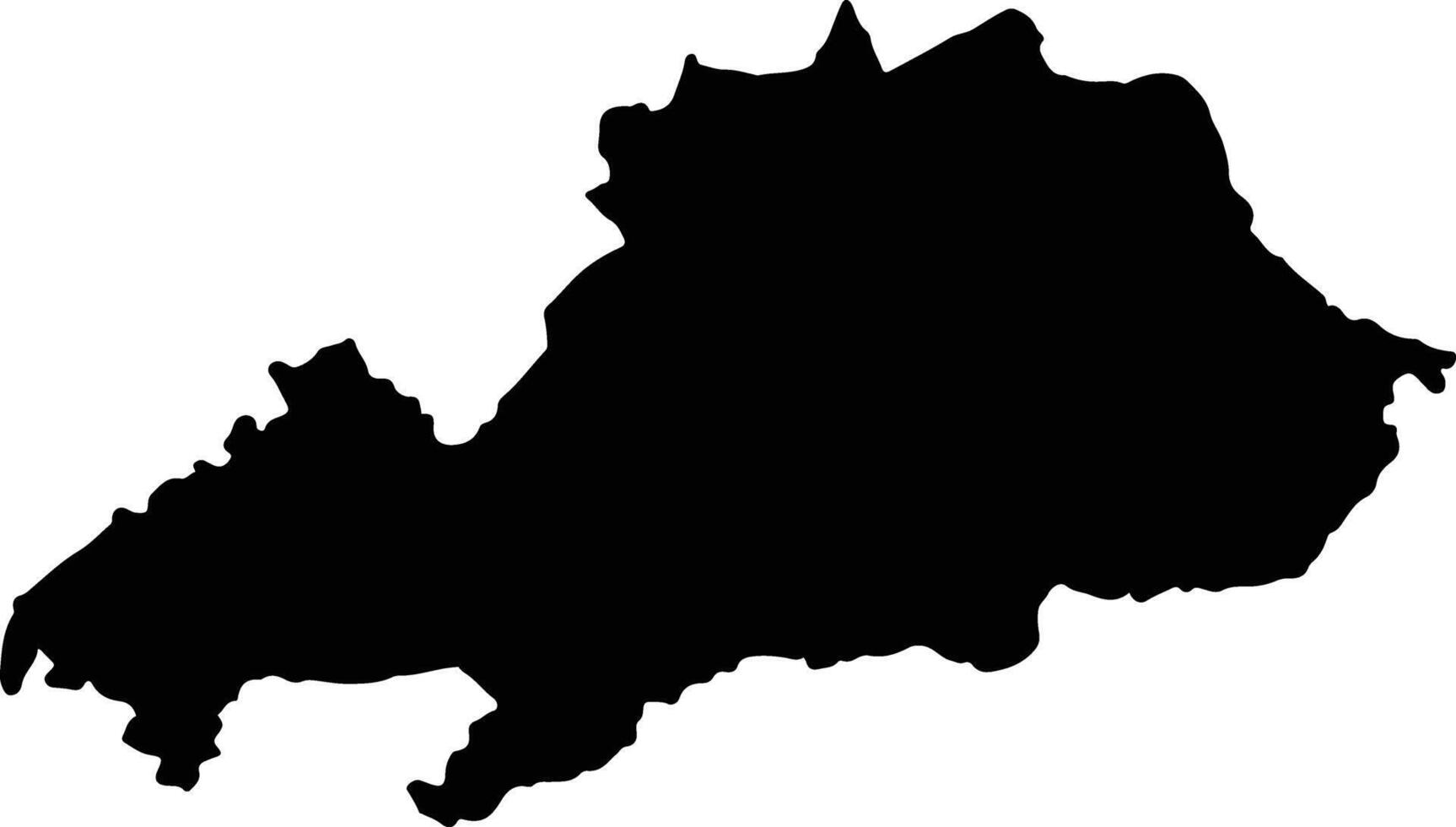 Celica Ecuador silhouette map vector