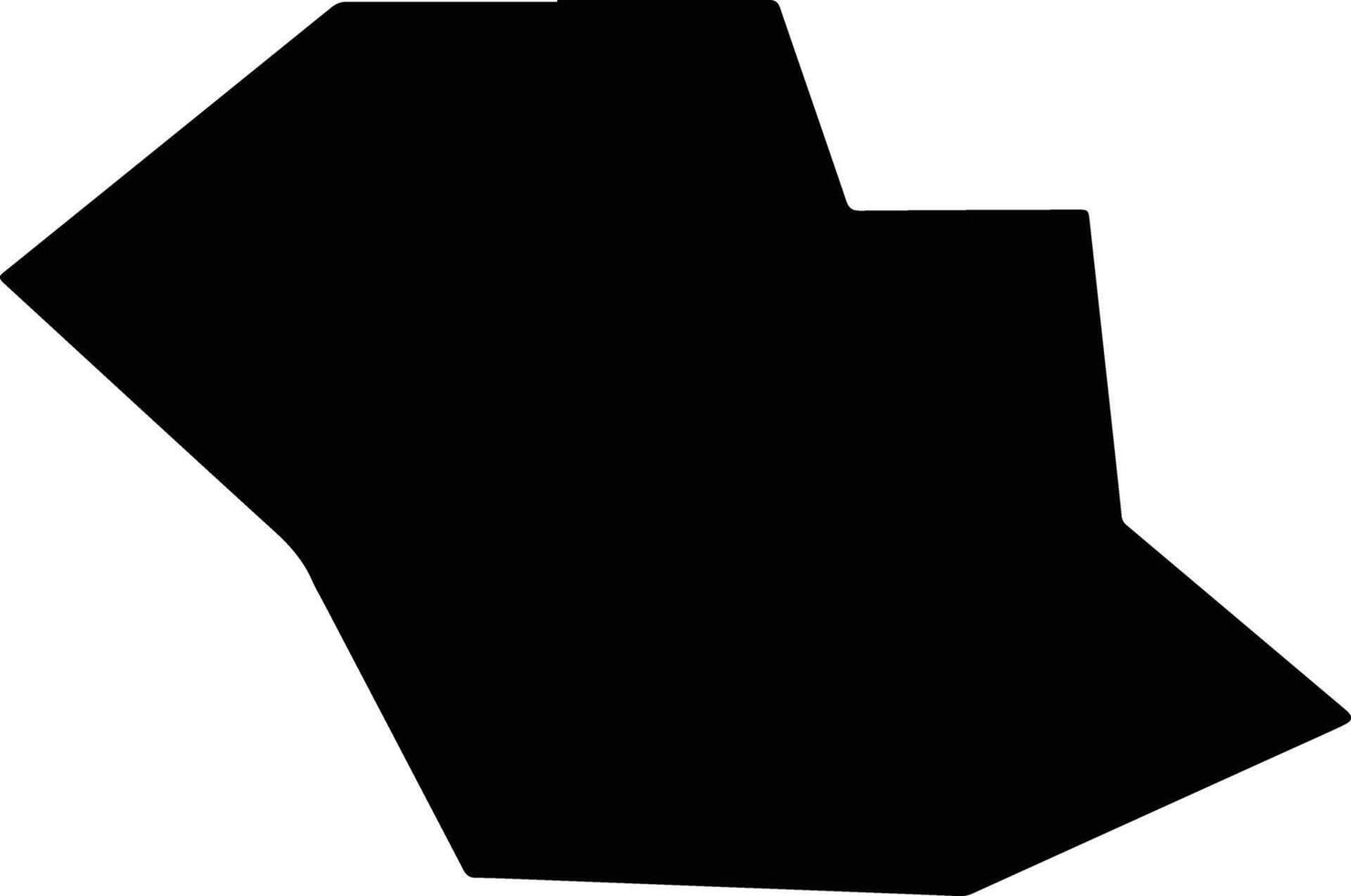 Centar Zhupa North Macedonia silhouette map vector
