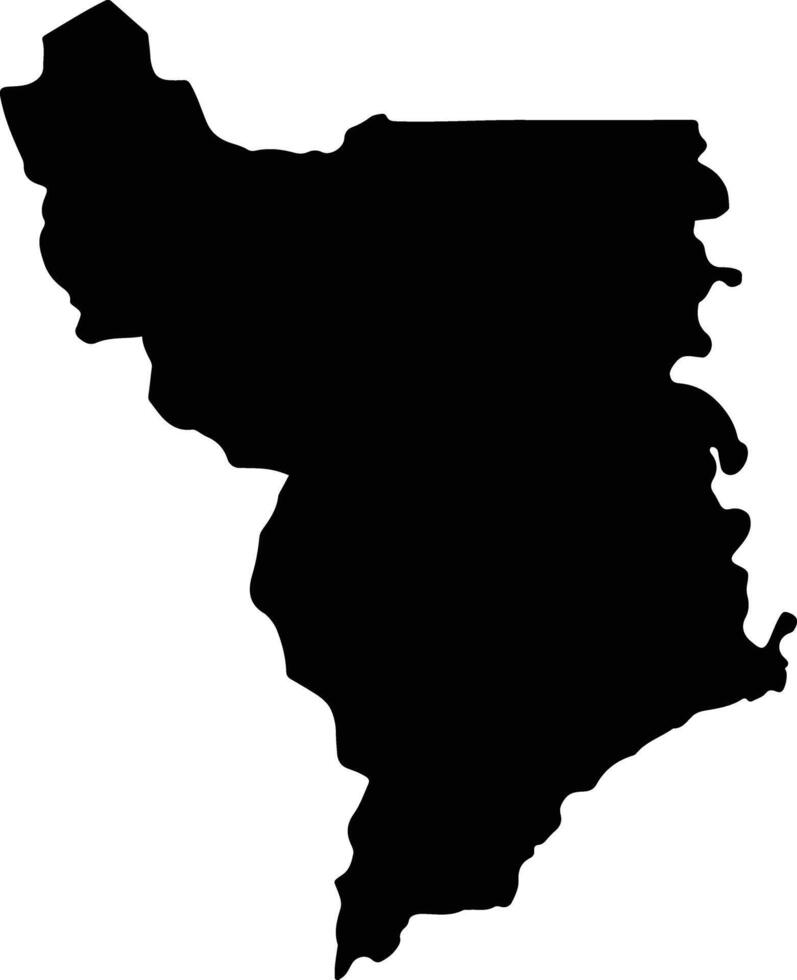 Centinela del Condor Ecuador silhouette map vector