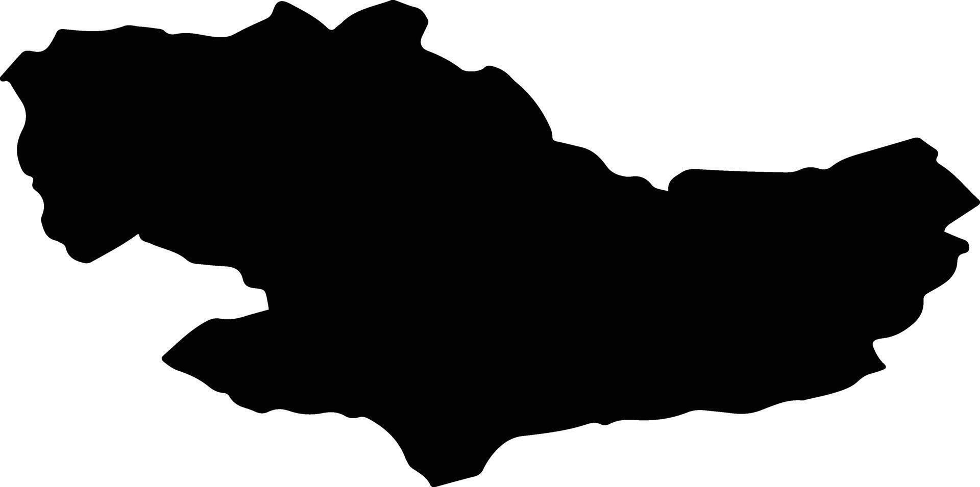 CEPARI Romania silhouette map vector