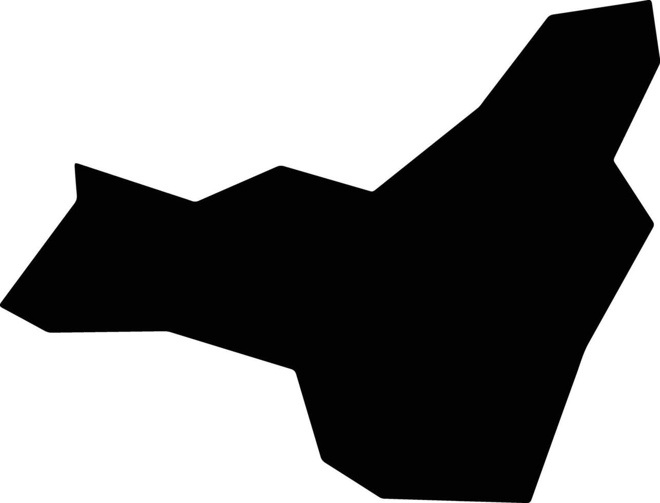 Ceres Brazil silhouette map vector