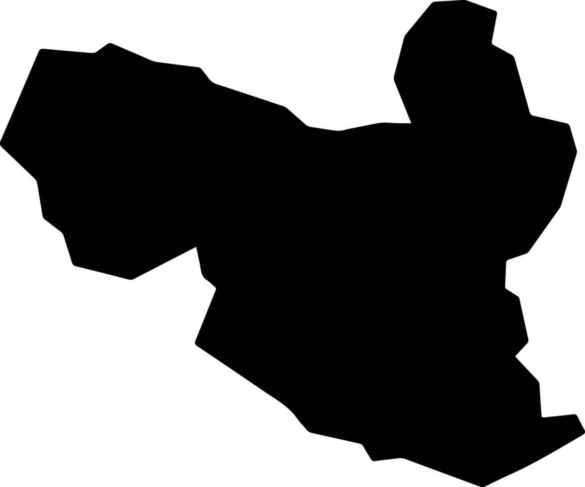 Cerro Azul Brazil silhouette map vector