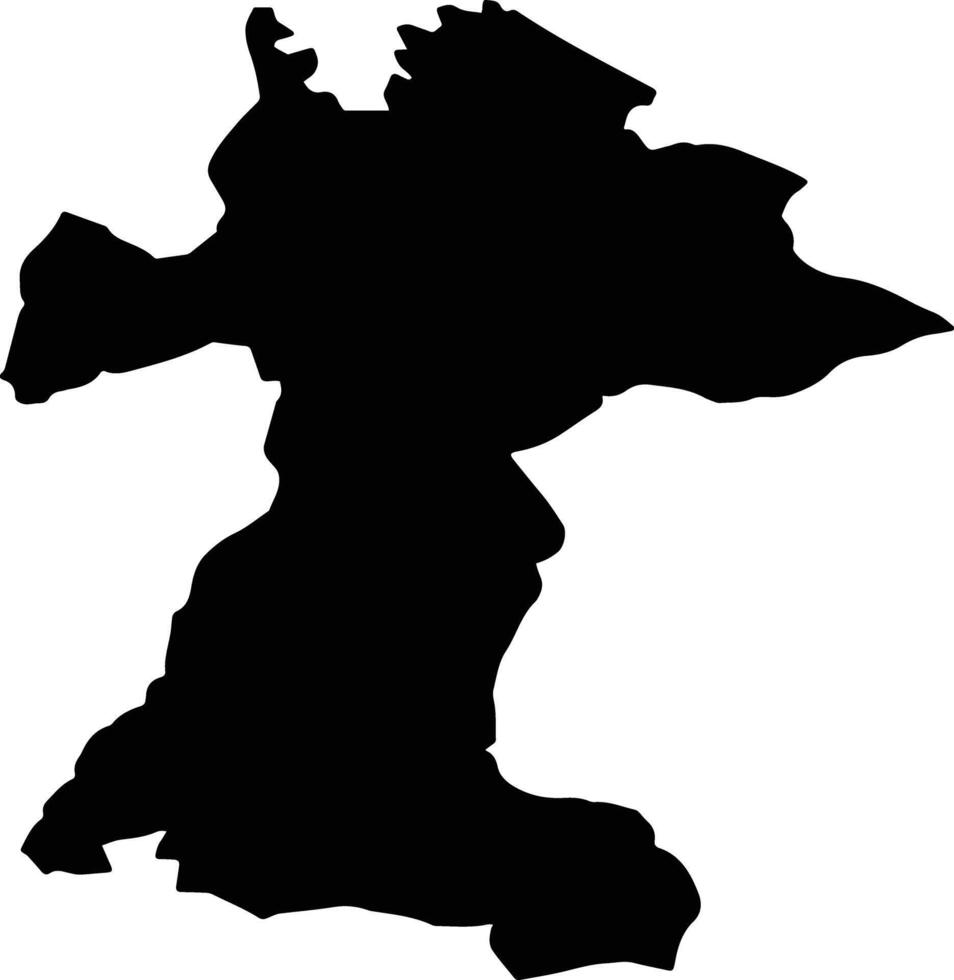CETATEA DE BALTA Romania silhouette map vector