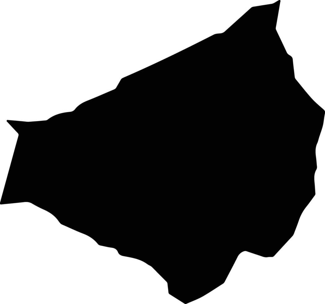 Cevallos Ecuador silhouette map vector