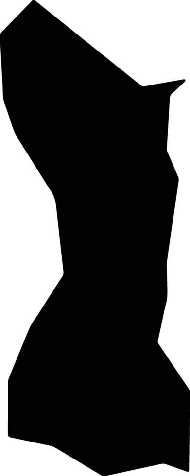 Chacao Venezuela silhouette map vector