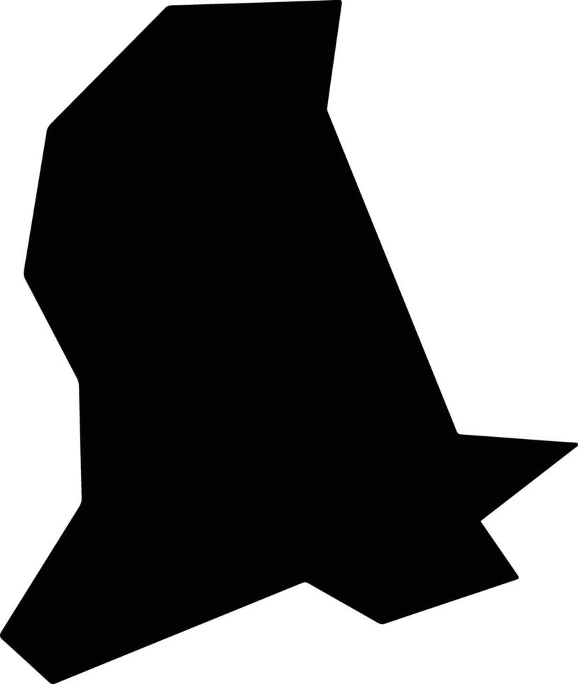 Chahaeryouyihouqi China silhouette map vector