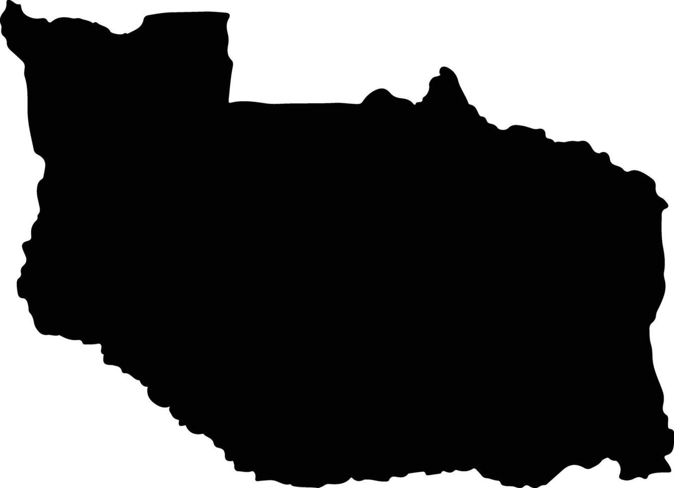 Chai Buri Thailand silhouette map vector