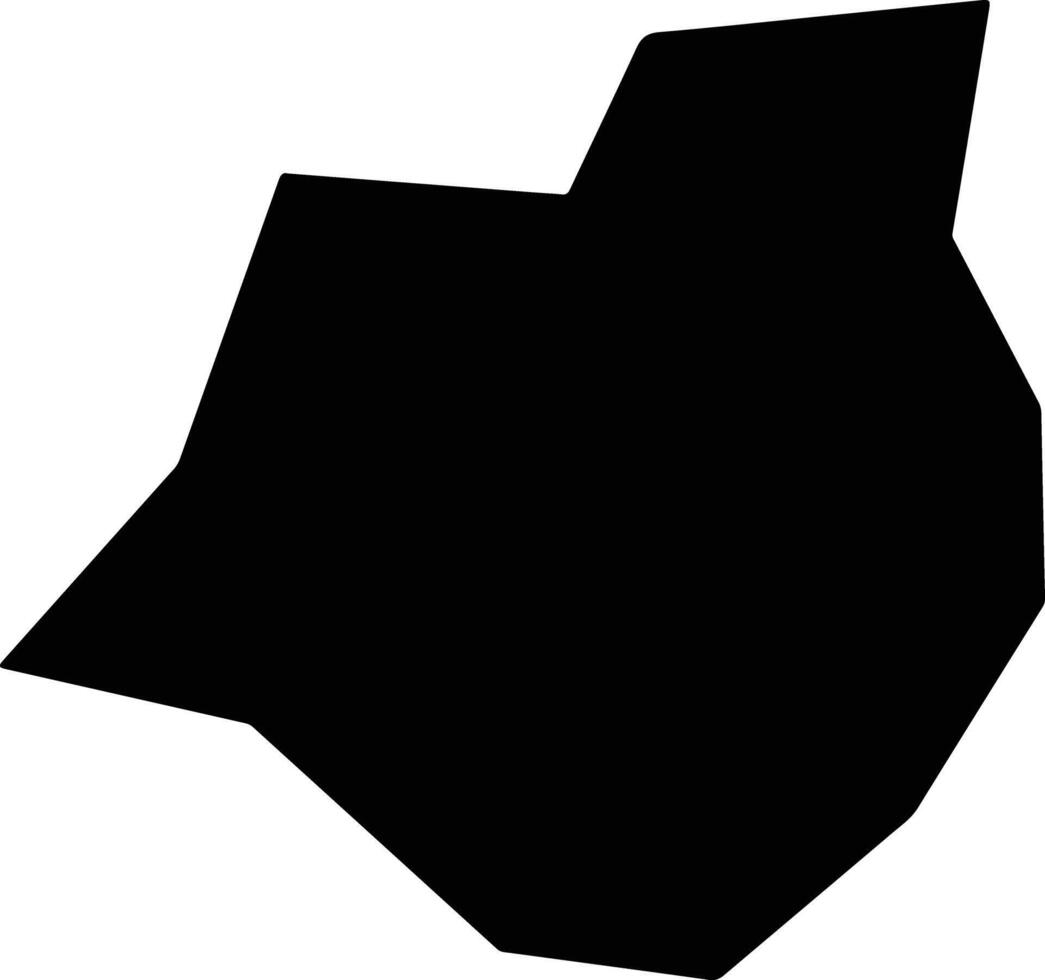 Chahaeryouyizhongqi China silhouette map vector