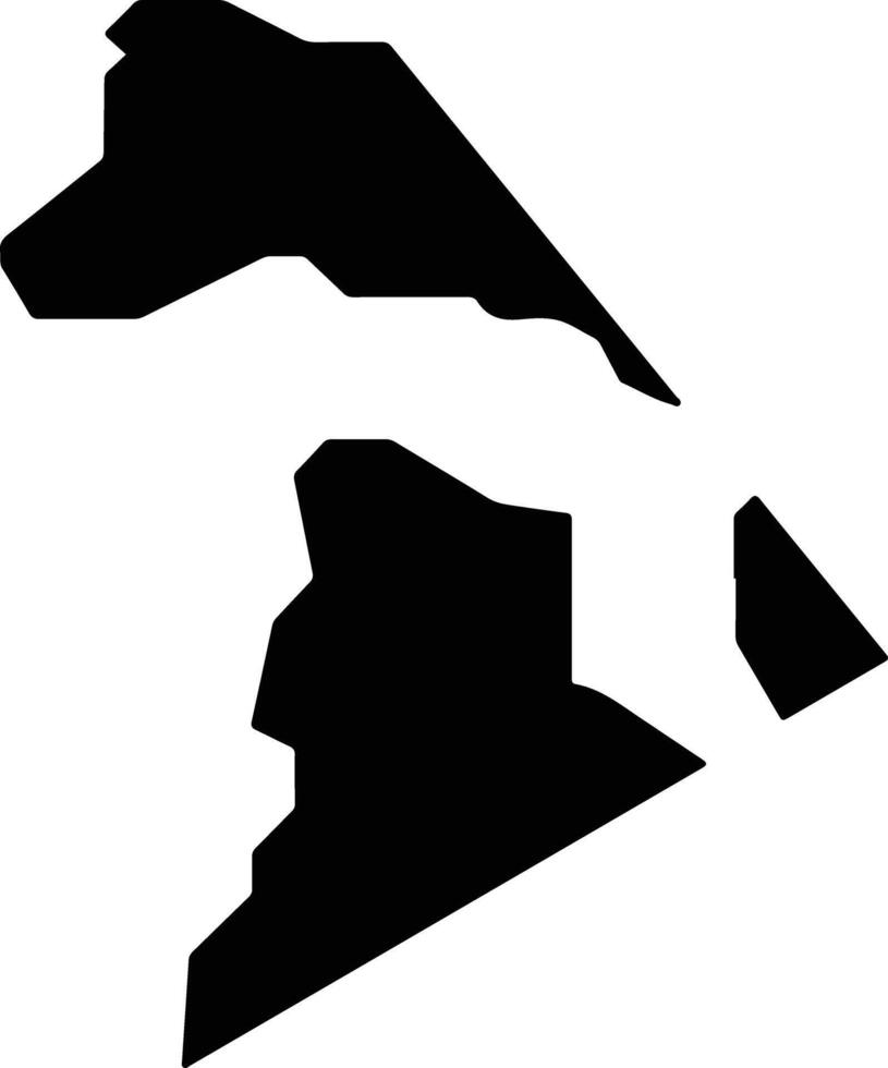 Changhaixian China silhouette map vector