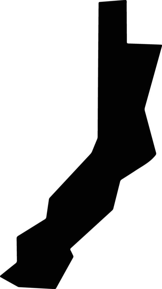Changjishi China silhouette map vector