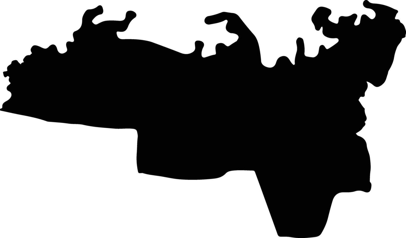 Changhan Thailand silhouette map vector