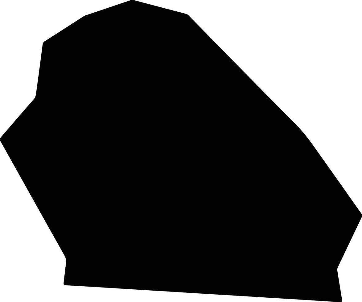 Chapeltique El Salvador silhouette map vector