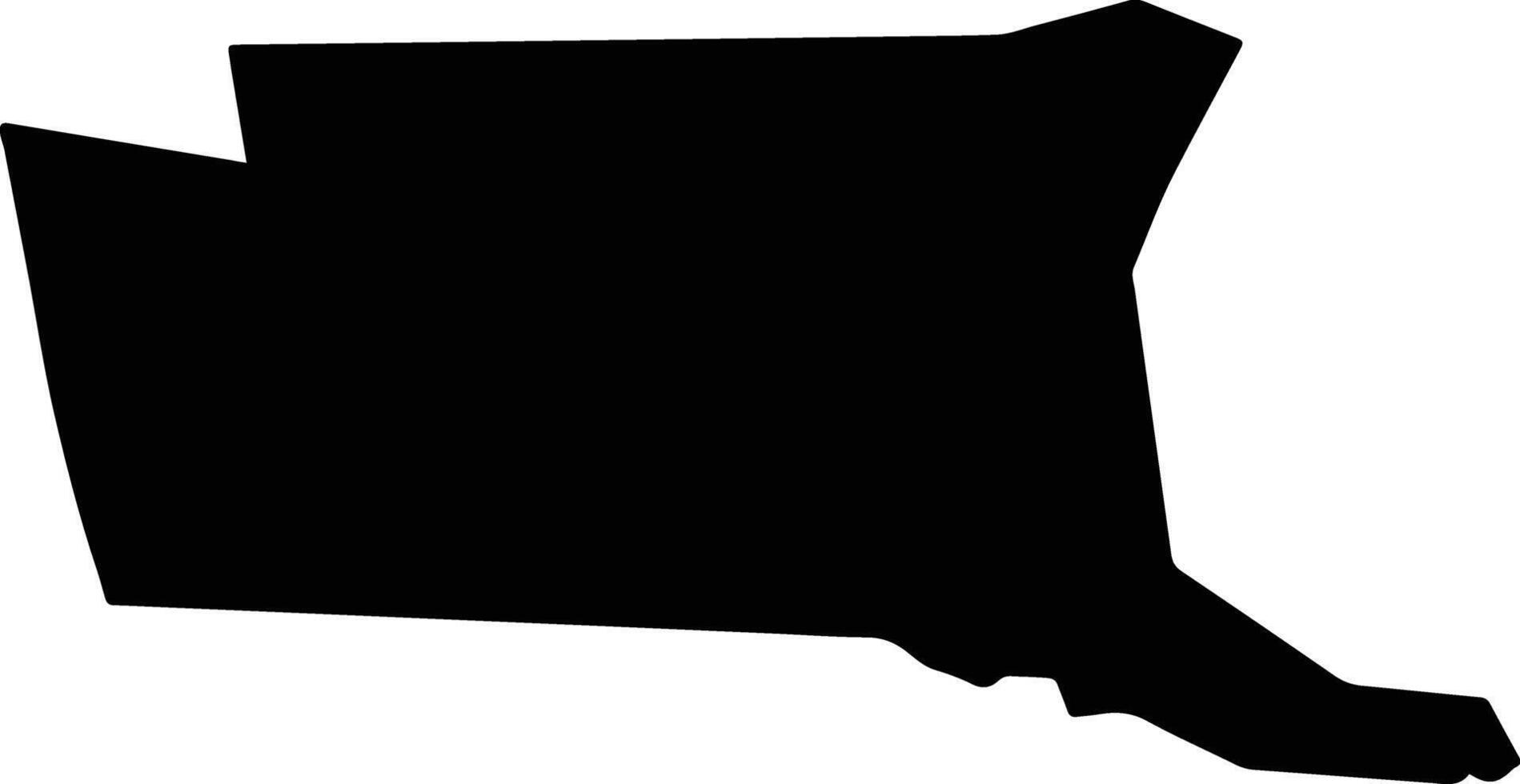 Chardarinskiy Kazakhstan silhouette map vector
