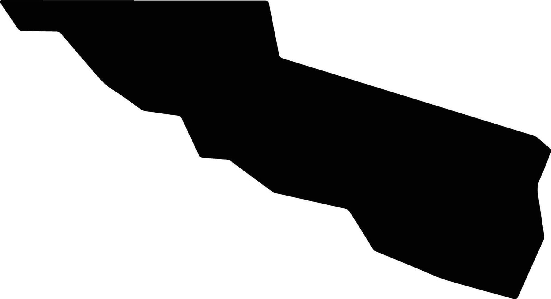 Charles Mix United States silhouette map vector