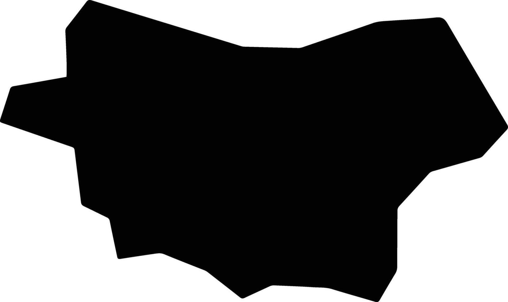 Charkh Afghanistan silhouette map vector