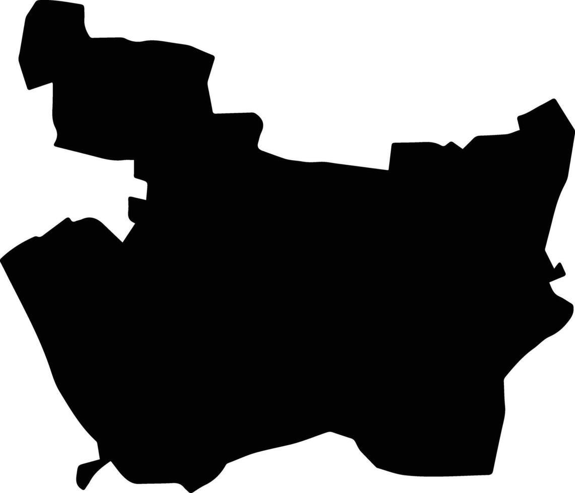 Chapultenango Mexico silhouette map vector