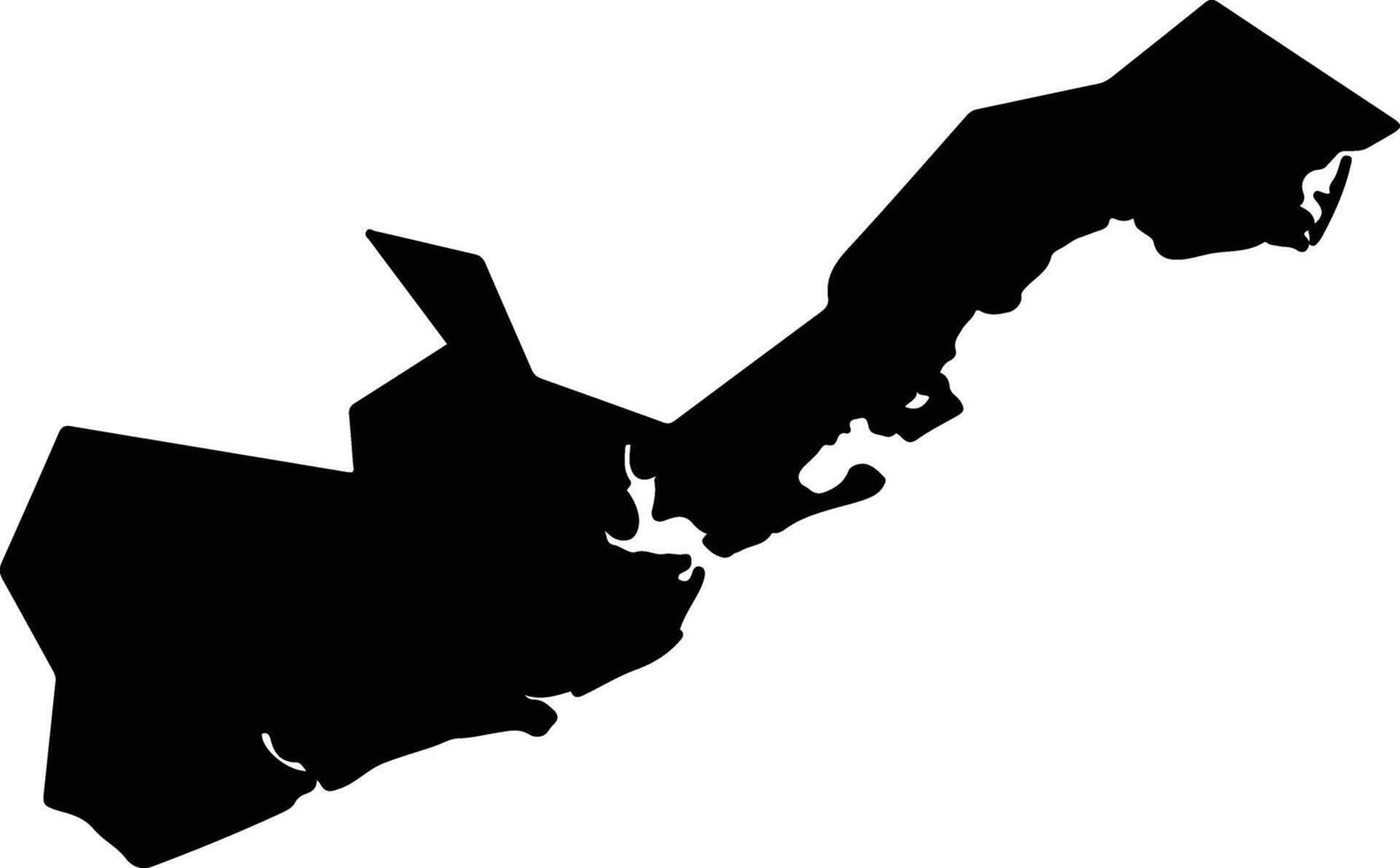 Charleston United States silhouette map vector