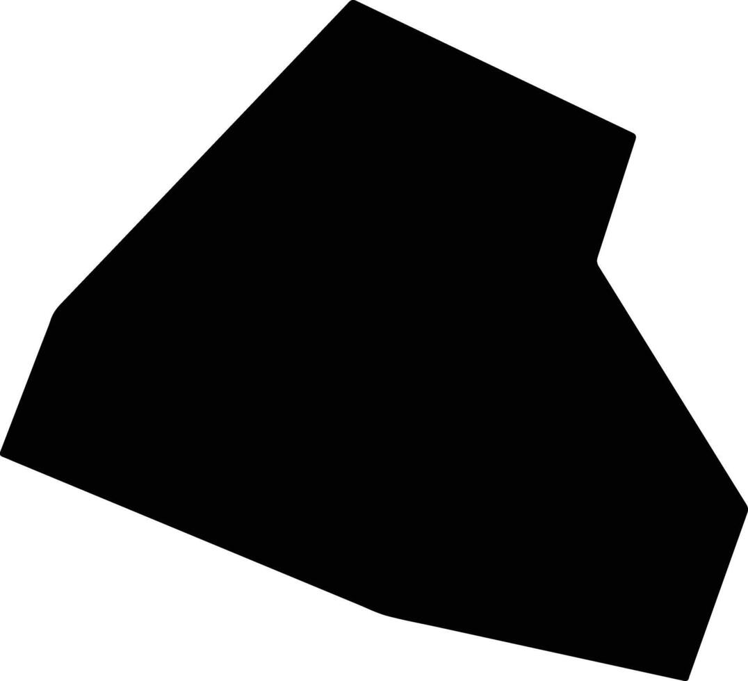 Charsadda Pakistan silhouette map vector