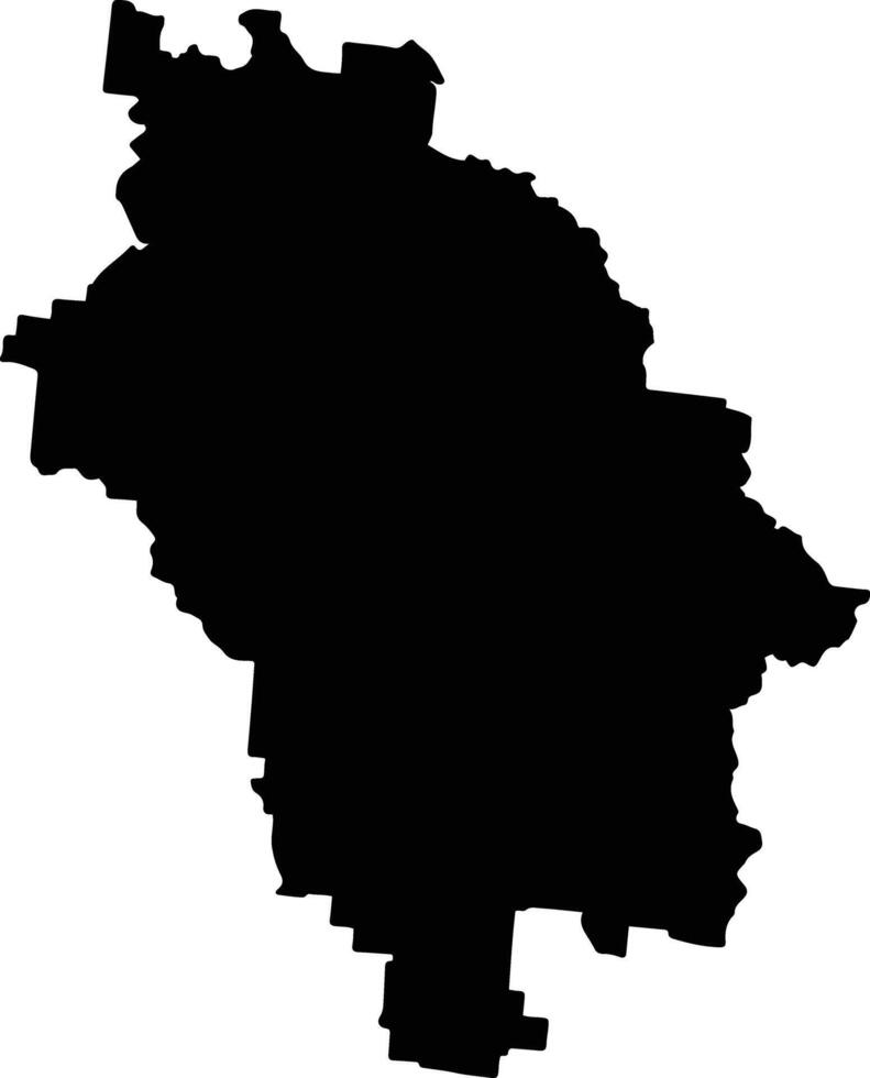 Charters Towers Australia silhouette map vector