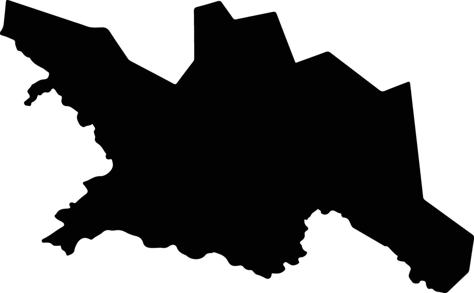 Chayuxian China silhouette map vector