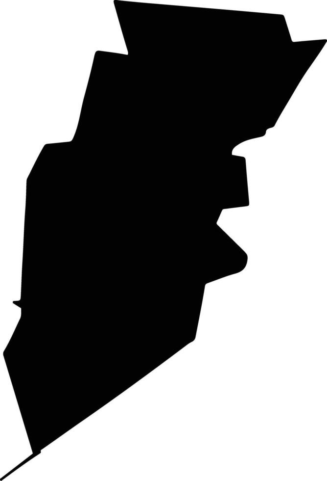 CHECEA Romania silhouette map vector