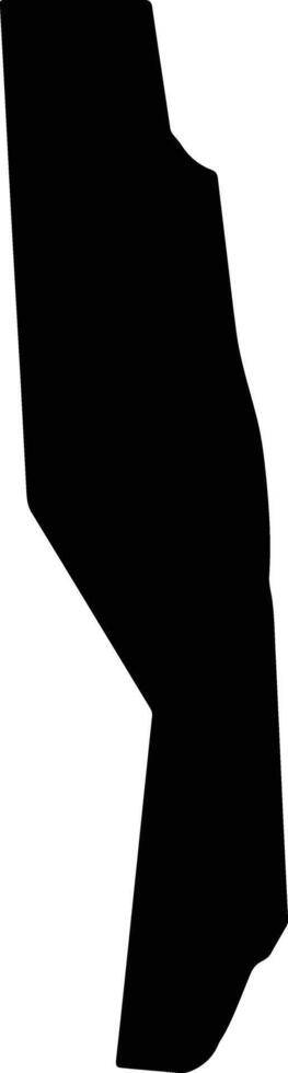 Chelab Palau silhouette map vector