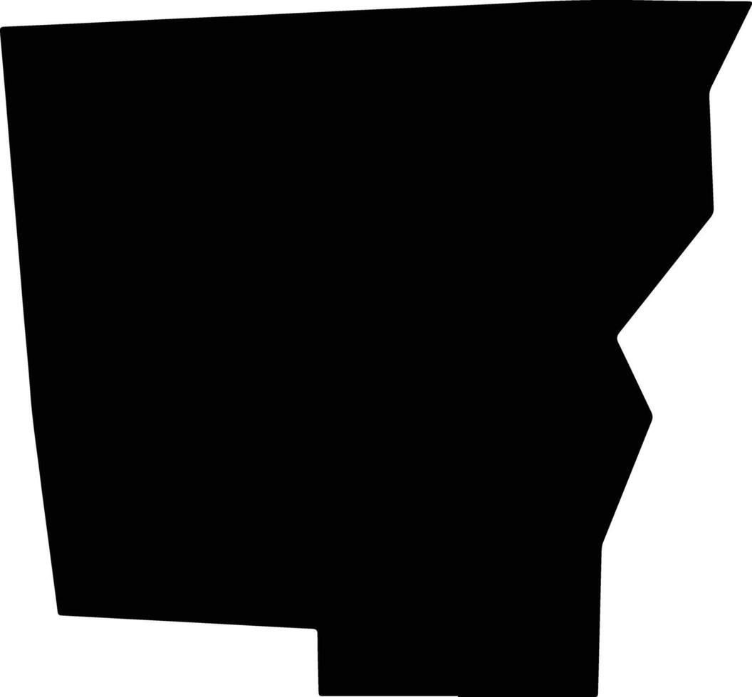 Chenango United States silhouette map vector