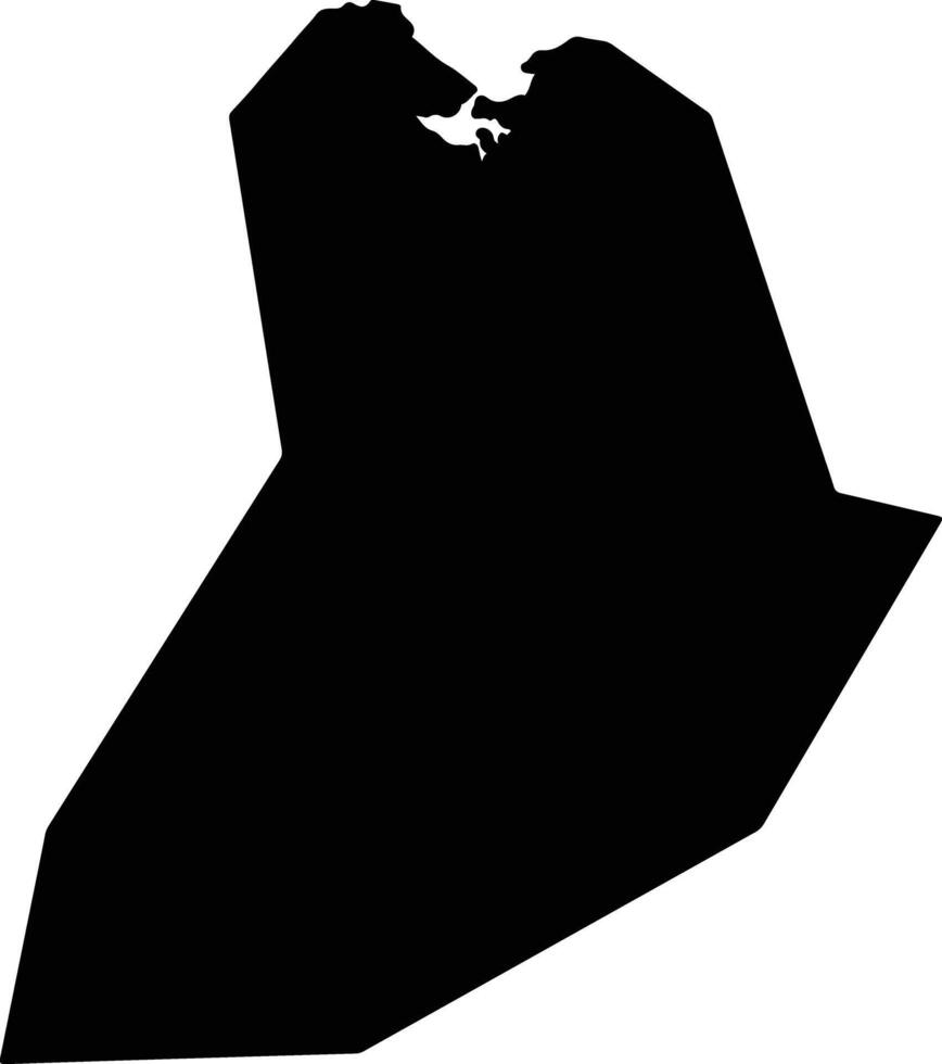 Chengmaixian China silhouette map vector