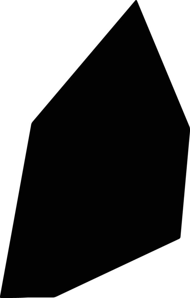 Chengjiangxian China silhouette map vector