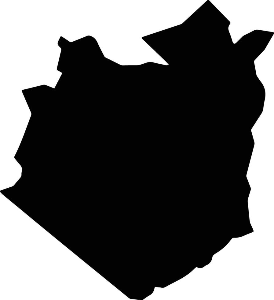 Chepalungu Kenya silhouette map vector