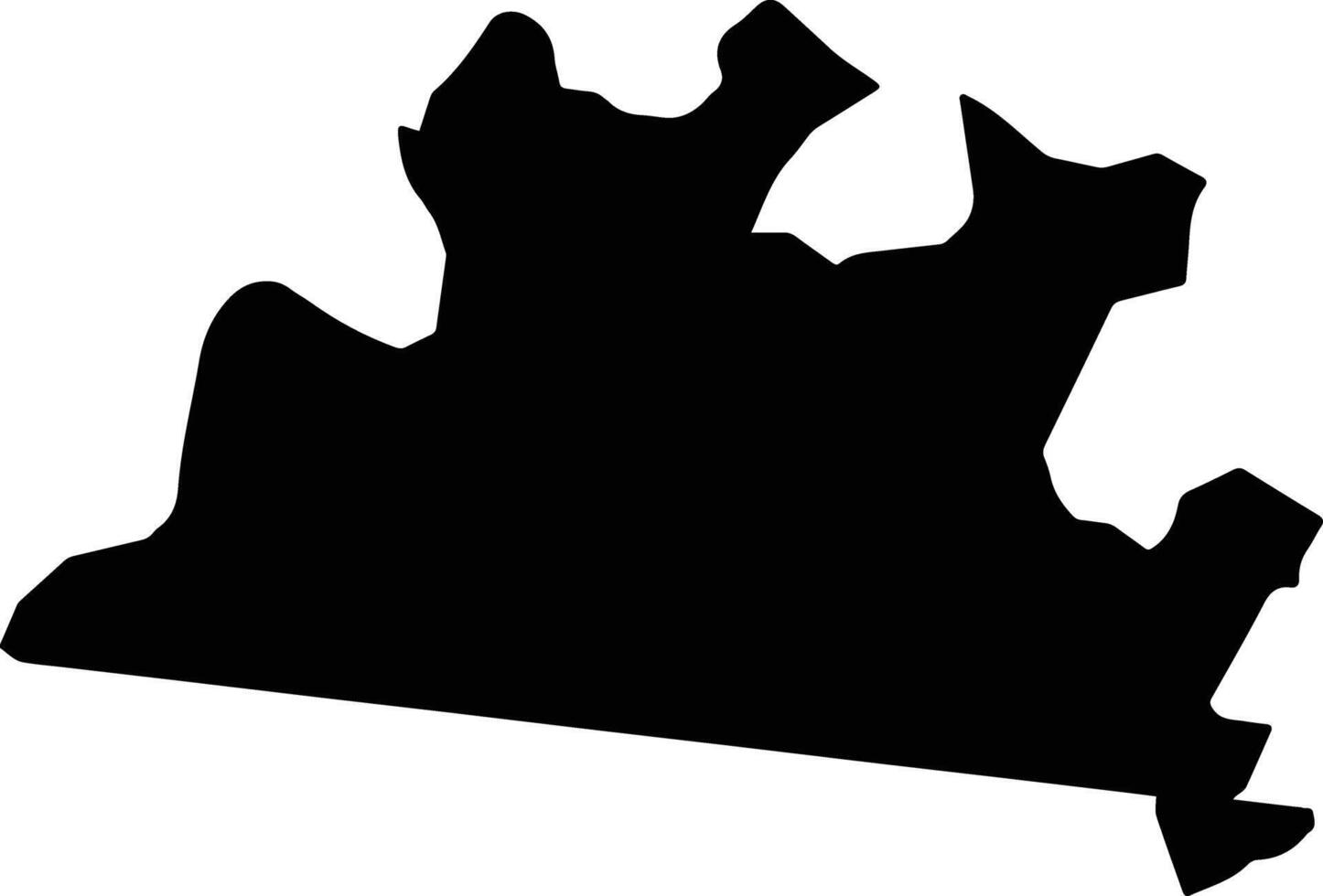 Cherbourg Australia silhouette map vector