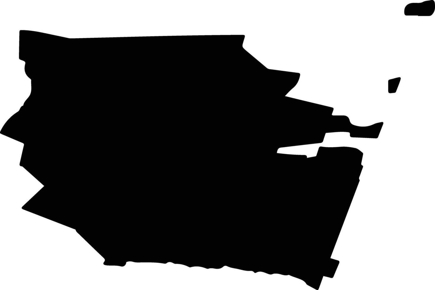 Chernozemelsky District Russia silhouette map vector