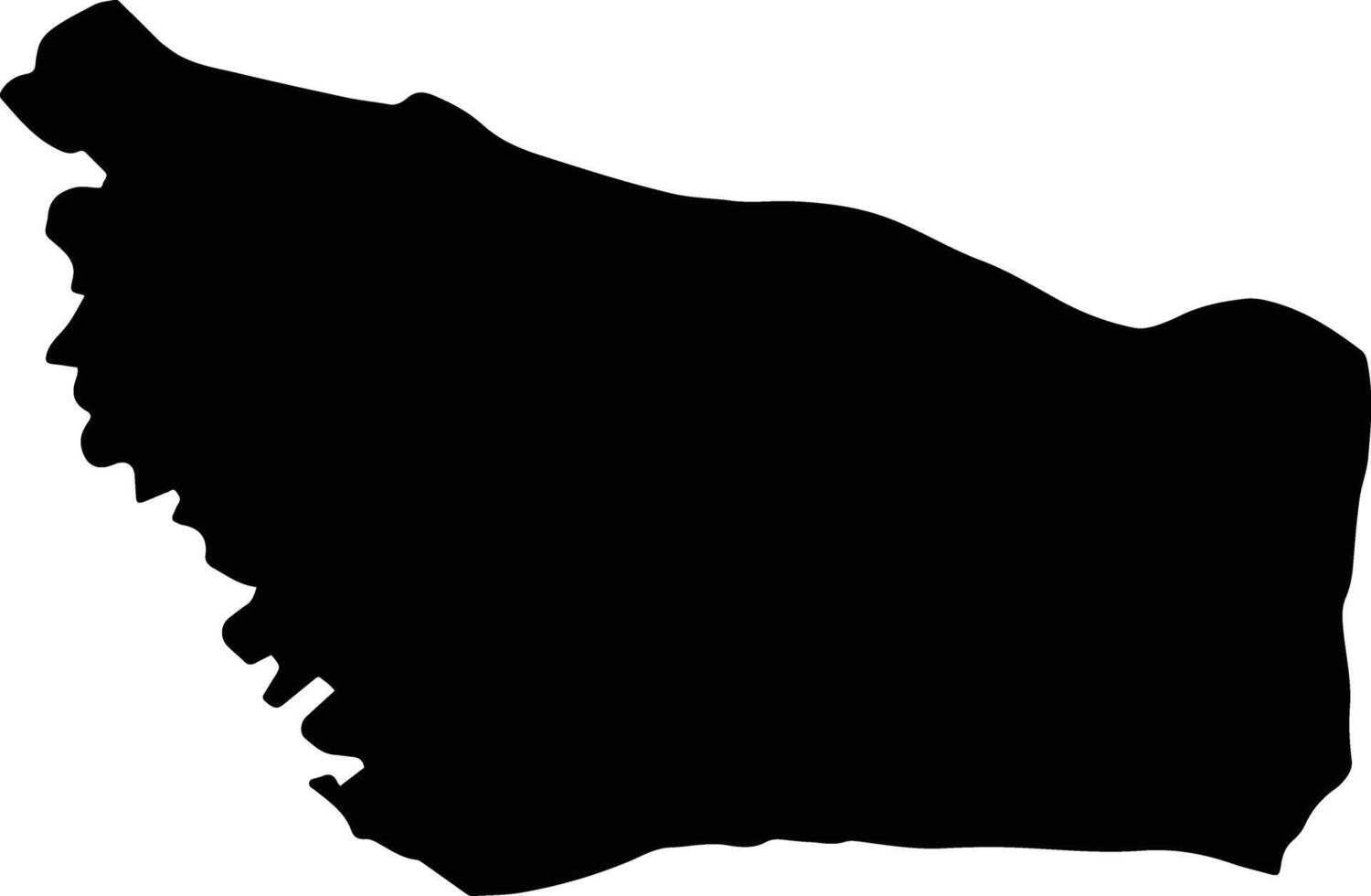 Chey Saen Cambodia silhouette map vector