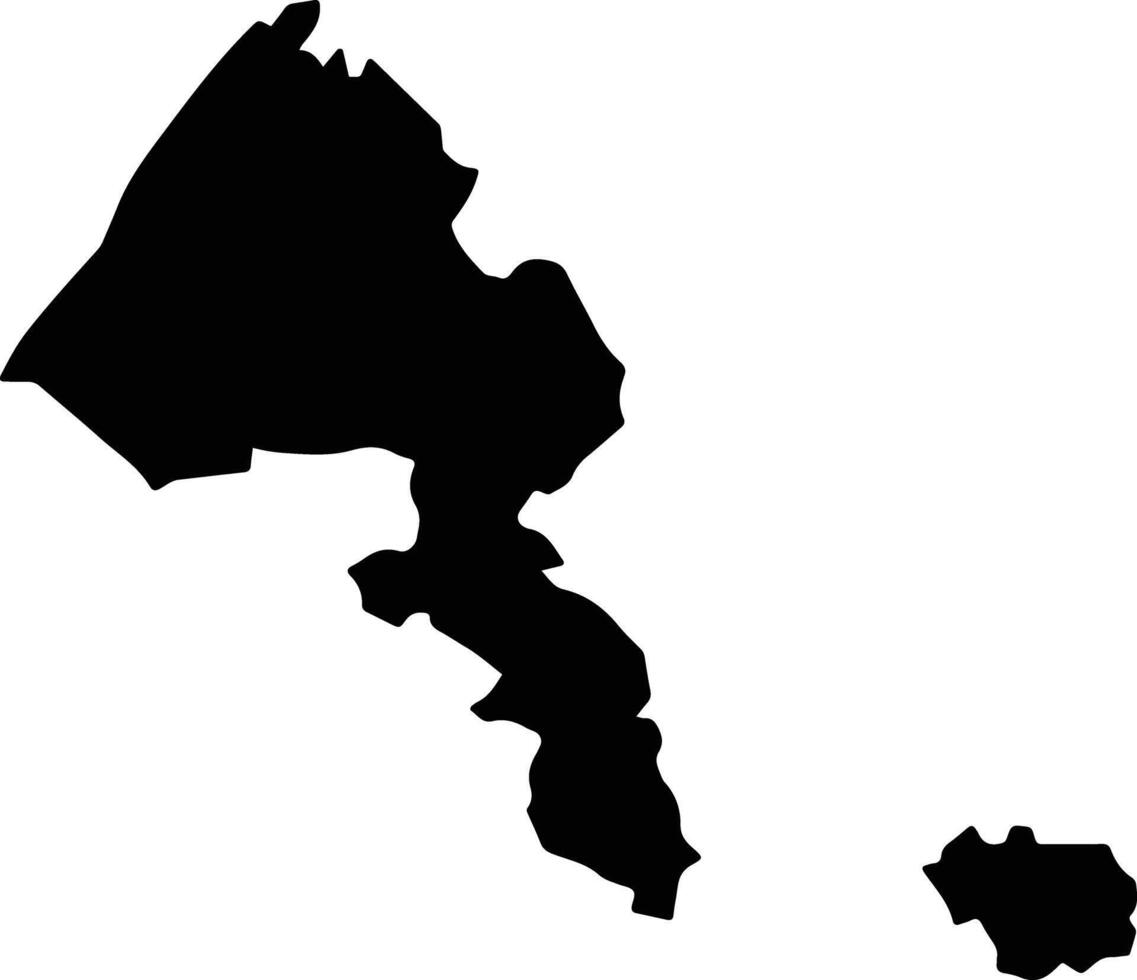Chiconamel Mexico silhouette map vector