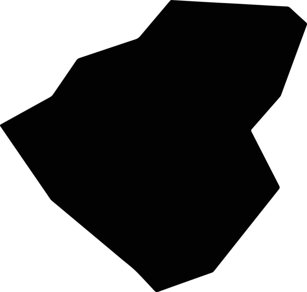 Chikuzen Japan silhouette map vector
