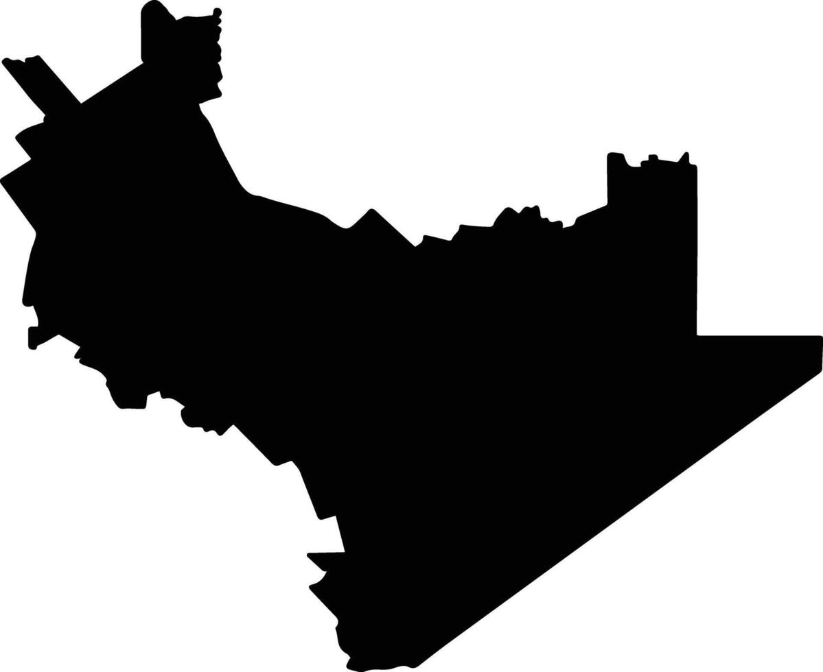 China Mexico silhouette map vector