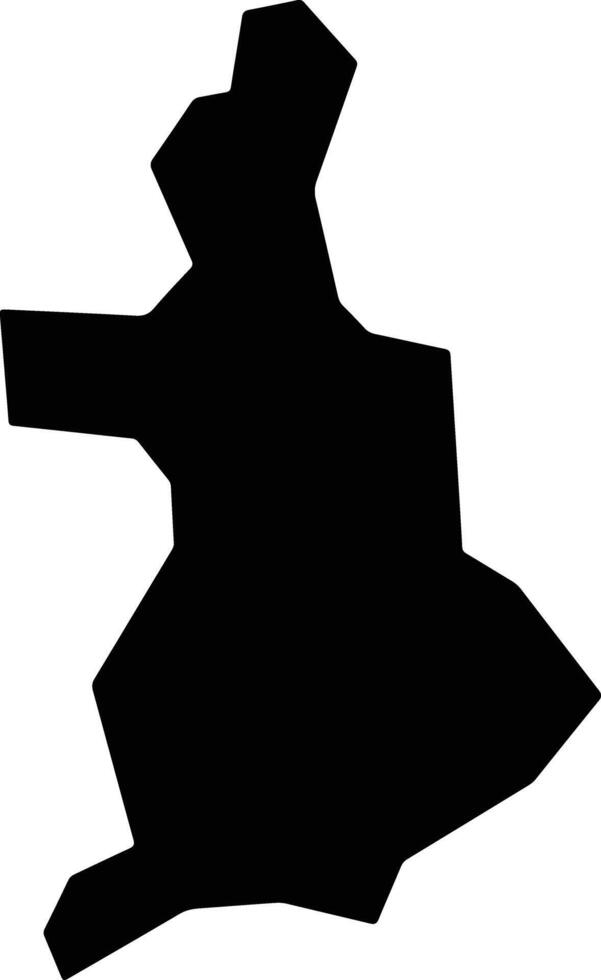 Chinautla Guatemala silhouette map vector