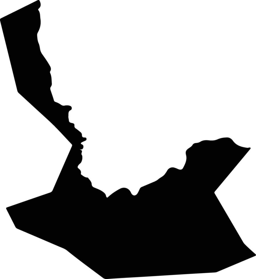 Chinda Honduras silhouette map vector