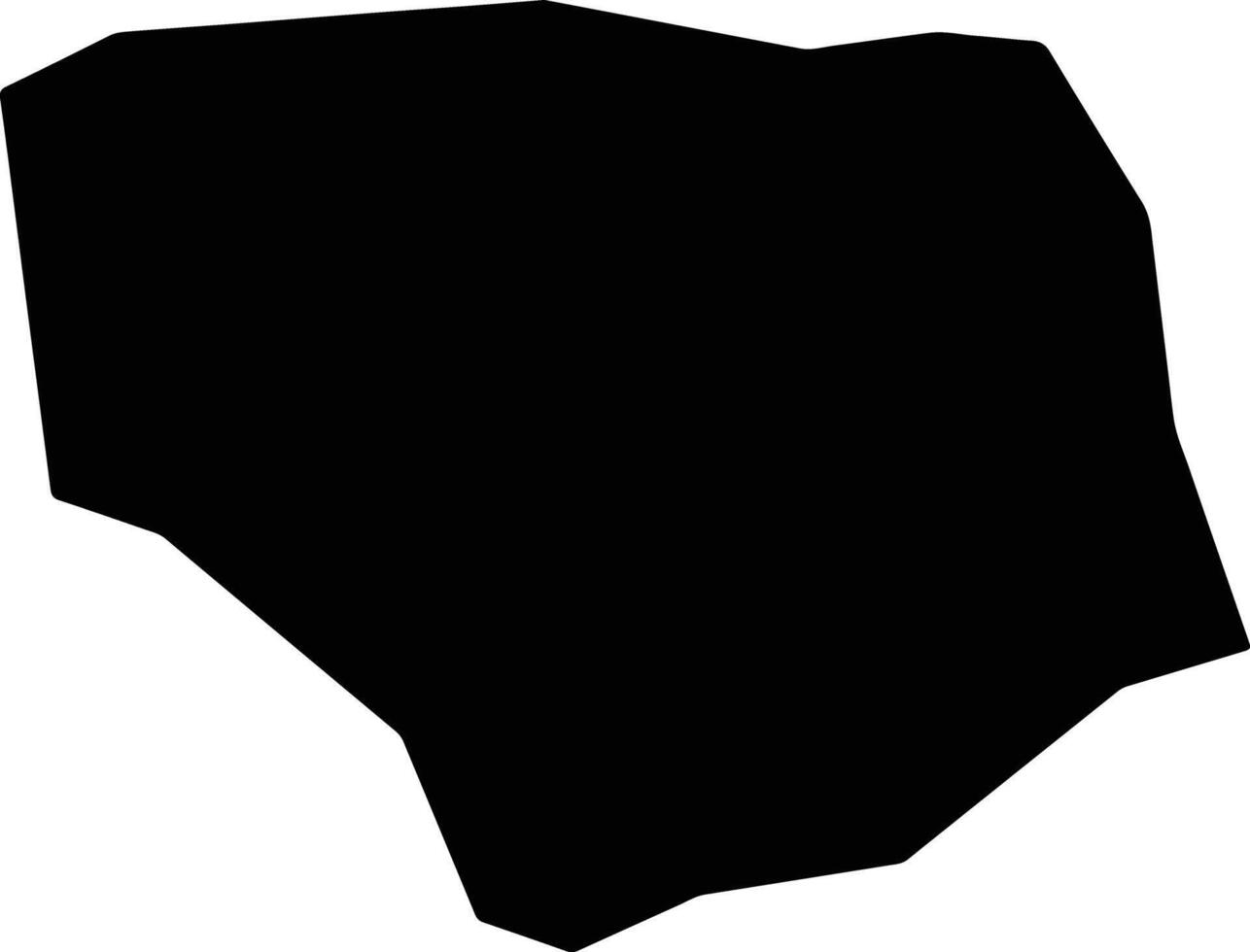 Chinique Guatemala silhouette map vector