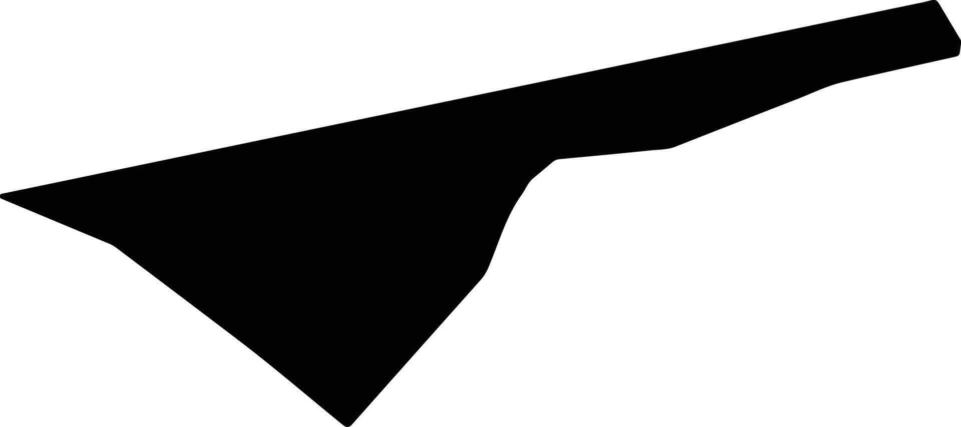 Chiredzi Urban Zimbabwe silhouette map vector