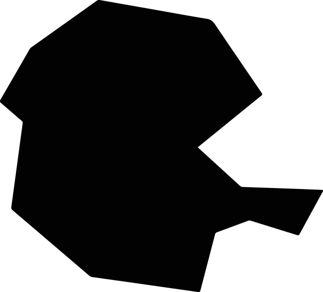 Chirpan Bulgaria silhouette map vector