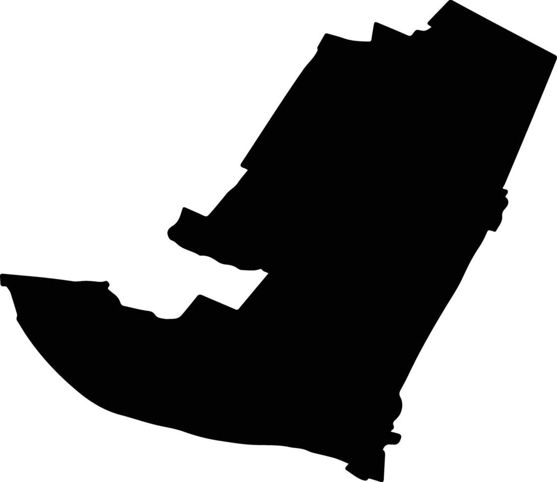CIUPERCENII NOI Romania silhouette map vector