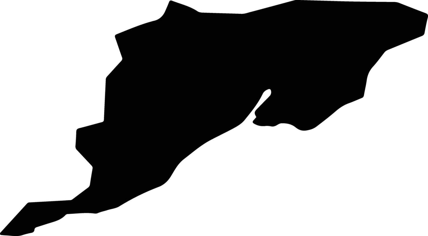 Cizre Turkey silhouette map vector