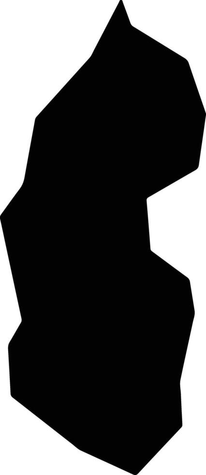 Claraval Brazil silhouette map vector