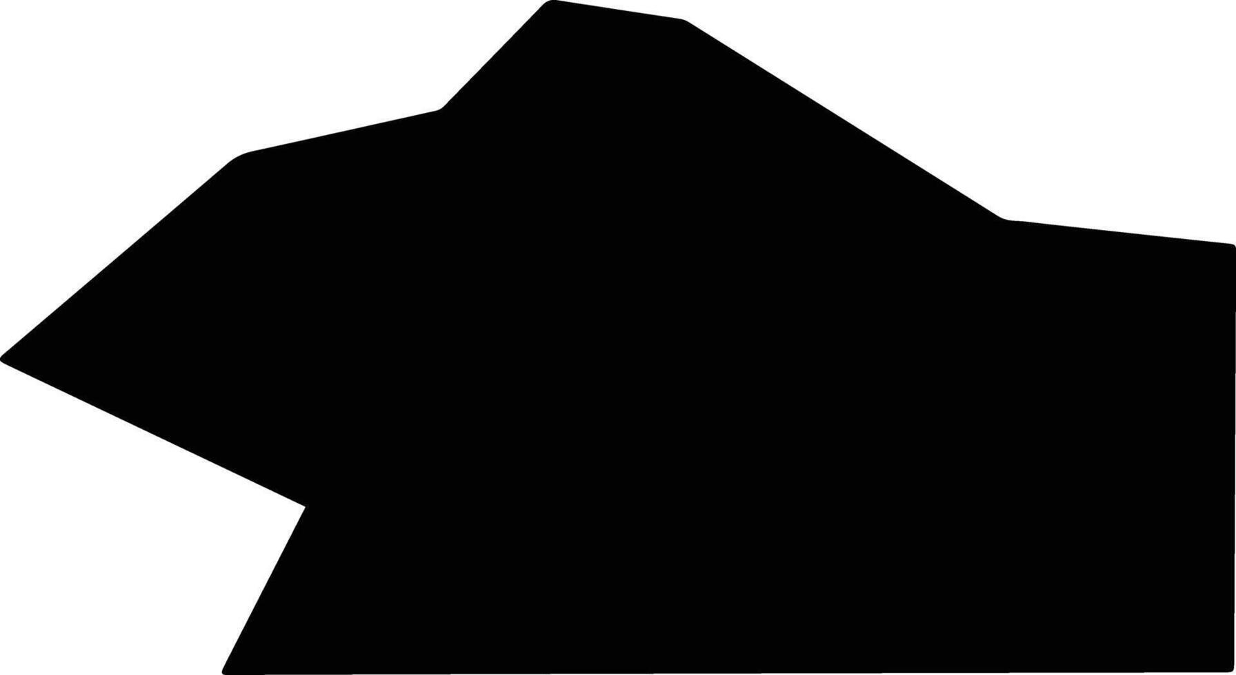 Clear Creek United States silhouette map vector